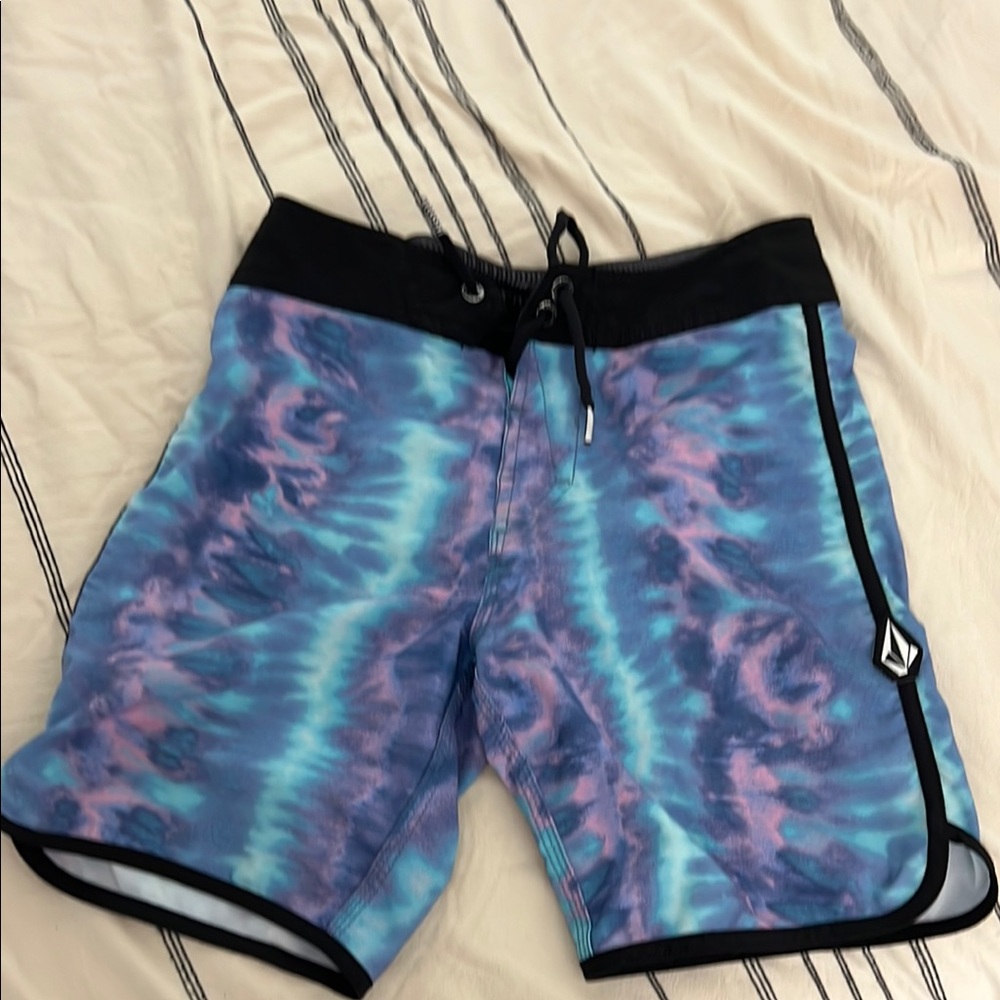 Volcom Vibrant Tie-Dye Swim Shorts